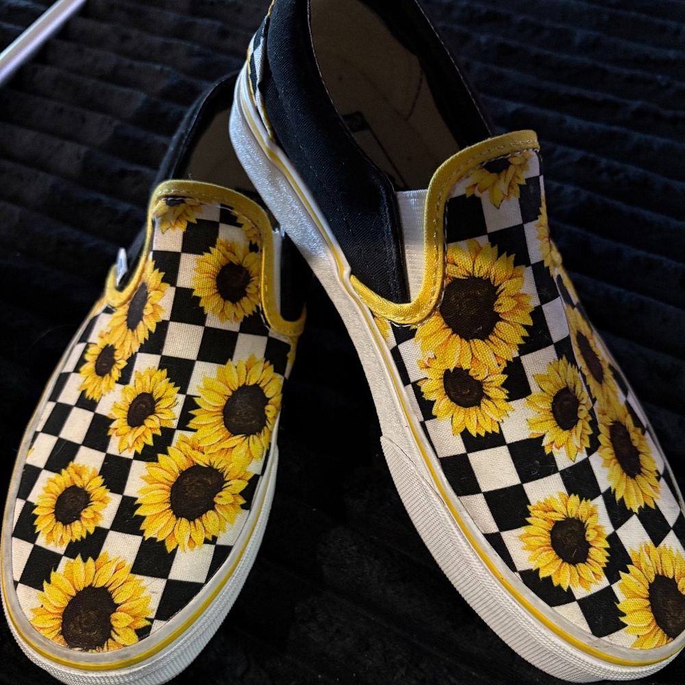 Womens Sunflower Vans